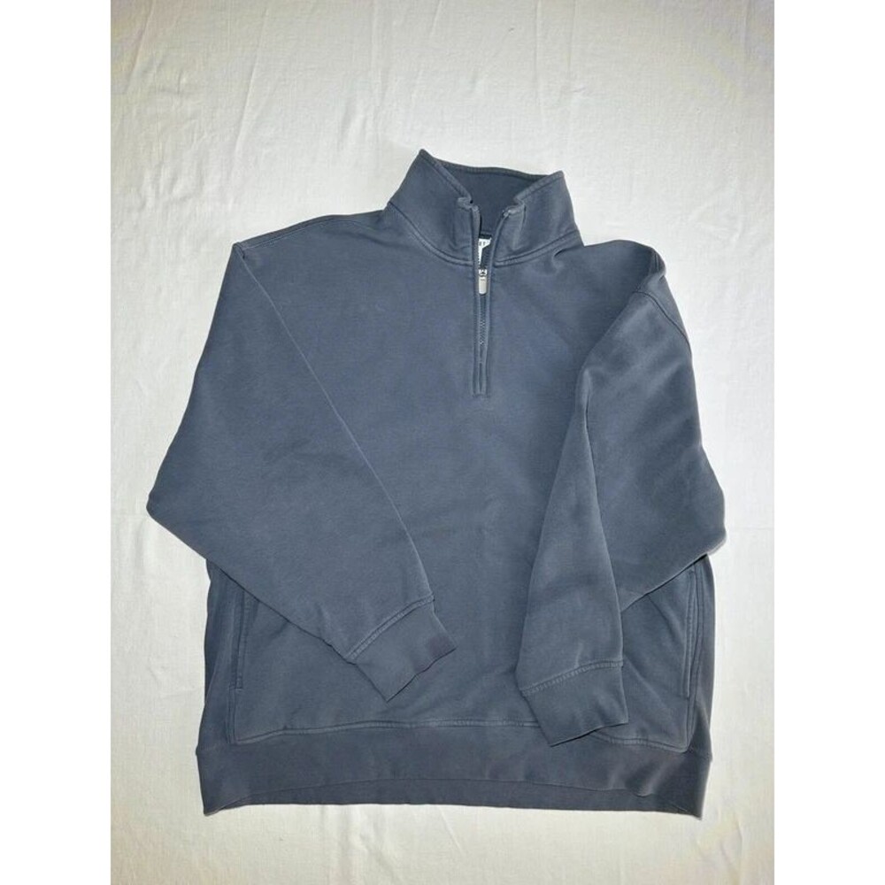 Athleta 1/4 zip sweatshirt women's size L grey